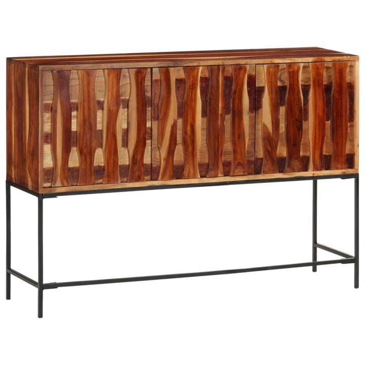 Sideboard 110X28X76 Cm Massivholz Akazie