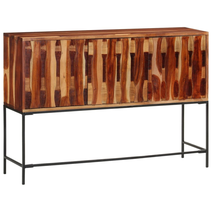 Sideboard 110X28X76 Cm Massivholz Akazie