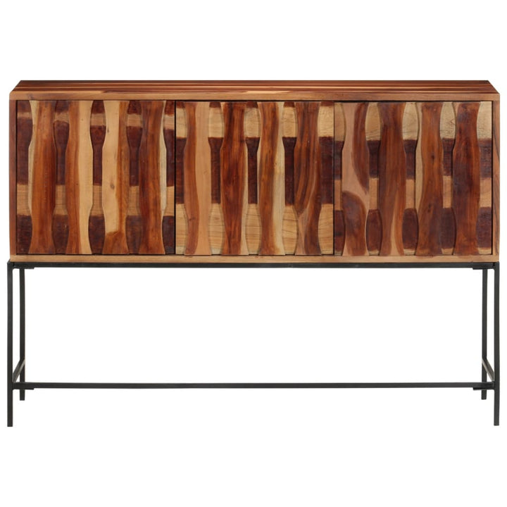 Sideboard 110X28X76 Cm Massivholz Akazie