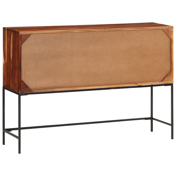 Sideboard 110X28X76 Cm Massivholz Akazie