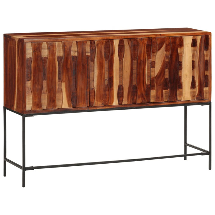 Sideboard 110X28X76 Cm Massivholz Akazie