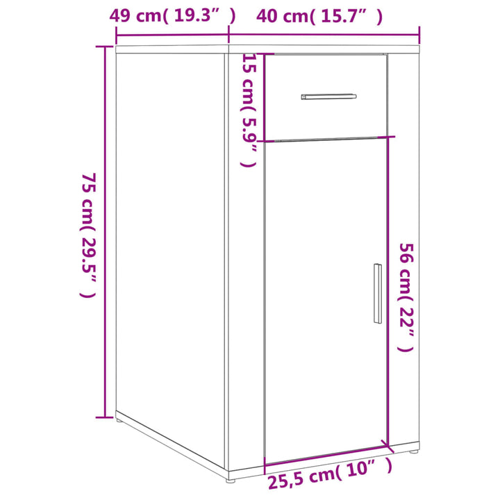 Schreibtisch Mit Stauraum Holzwerkstoff