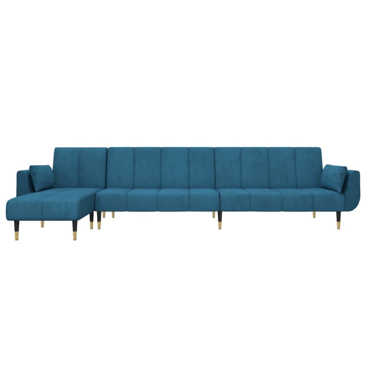 Schlafsofa In L-Form 275X140X70 Cm Samt