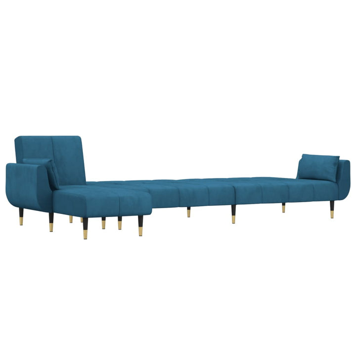 Schlafsofa In L-Form 275X140X70 Cm Samt