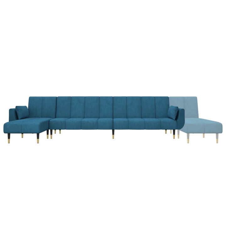 Schlafsofa In L-Form 275X140X70 Cm Samt