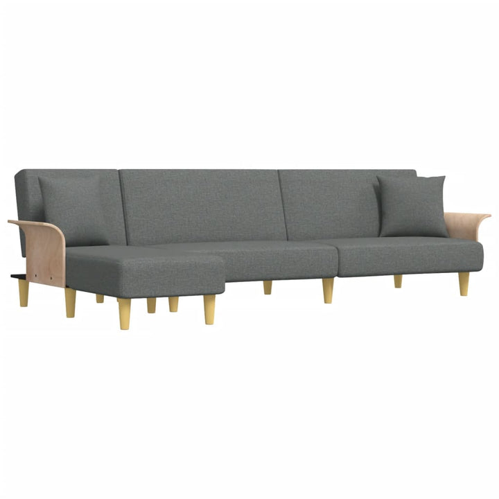 Schlafsofa In L-Form 279X140X70 Cm Stoff