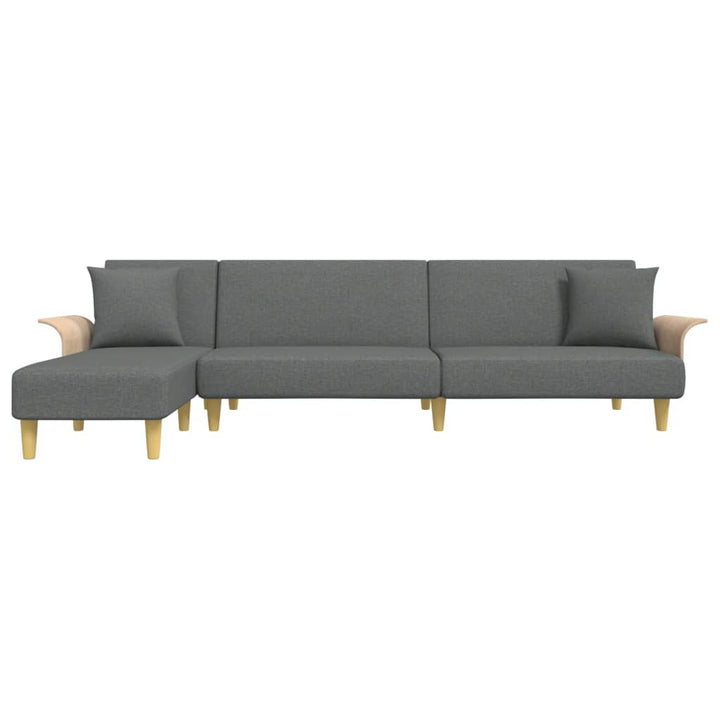 Schlafsofa In L-Form 279X140X70 Cm Stoff