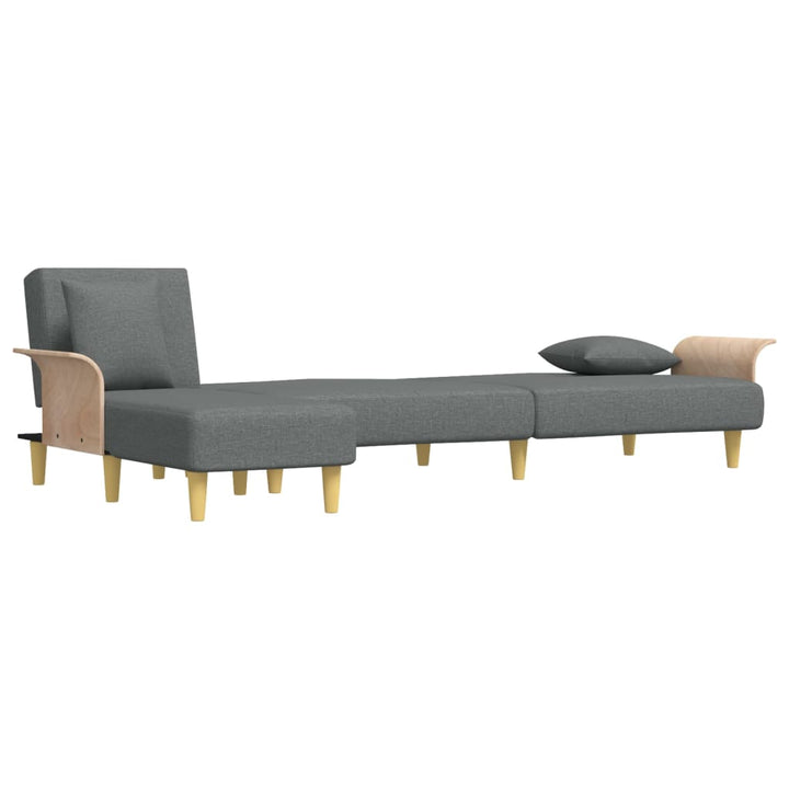 Schlafsofa In L-Form 279X140X70 Cm Stoff