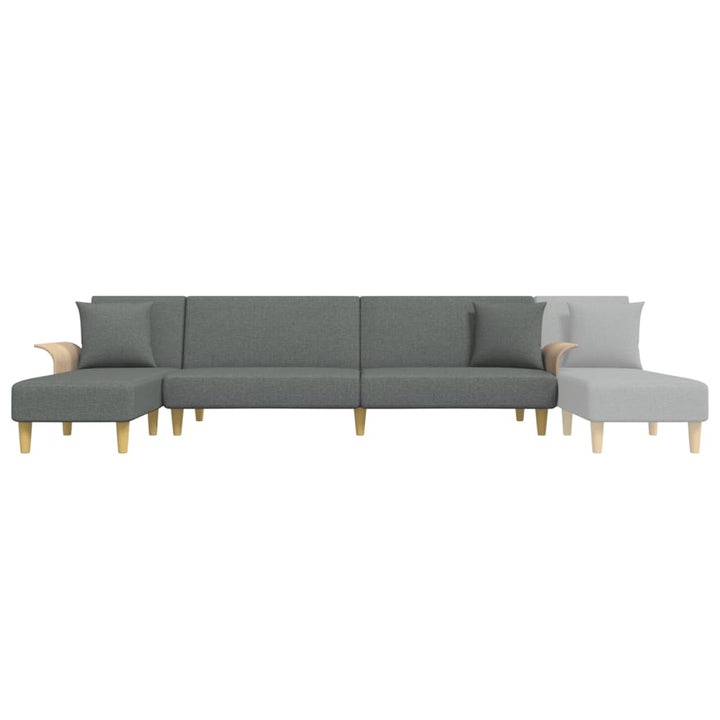 Schlafsofa In L-Form 279X140X70 Cm Stoff