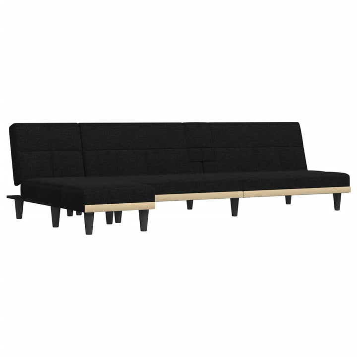 Schlafsofa In L-Form 255X140X70 Cm Stoff