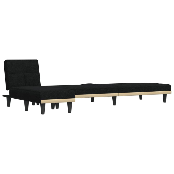 Schlafsofa In L-Form 255X140X70 Cm Stoff