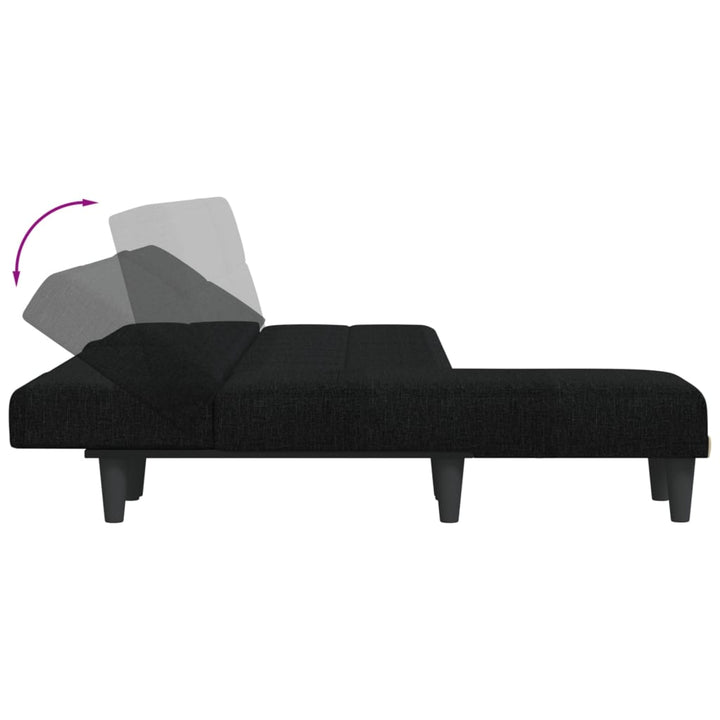 Schlafsofa In L-Form 255X140X70 Cm Stoff