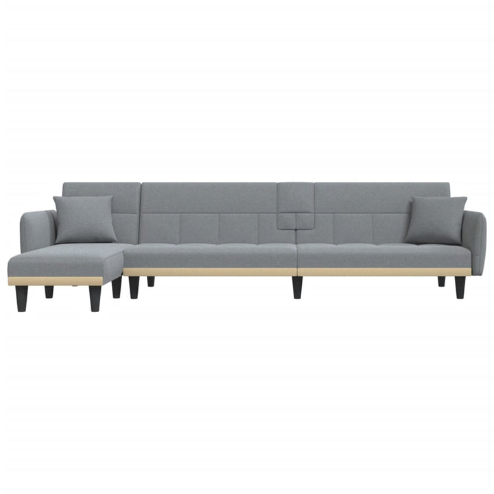 Schlafsofa In L-Form 275X140X70 Cm Stoff