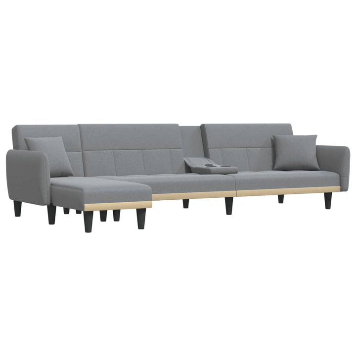 Schlafsofa In L-Form 275X140X70 Cm Stoff