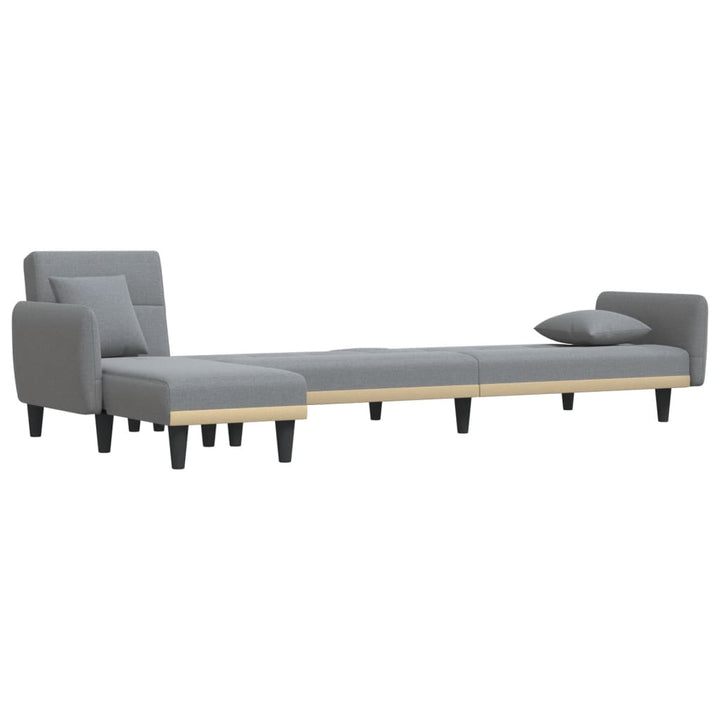 Schlafsofa In L-Form 275X140X70 Cm Stoff