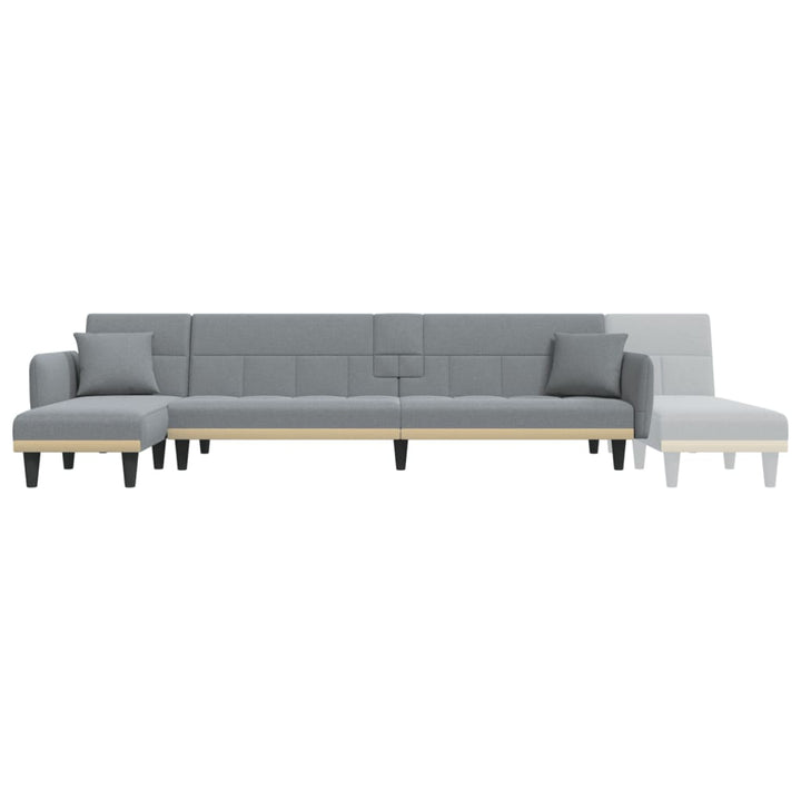 Schlafsofa In L-Form 275X140X70 Cm Stoff