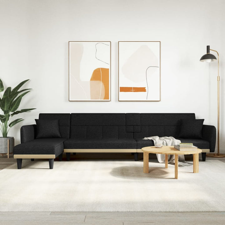 Schlafsofa In L-Form 275X140X70 Cm Stoff