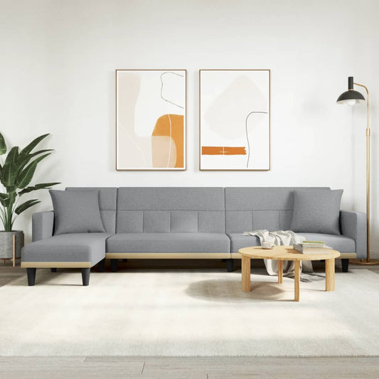 Schlafsofa In L-Form 275X140X70 Cm Stoff