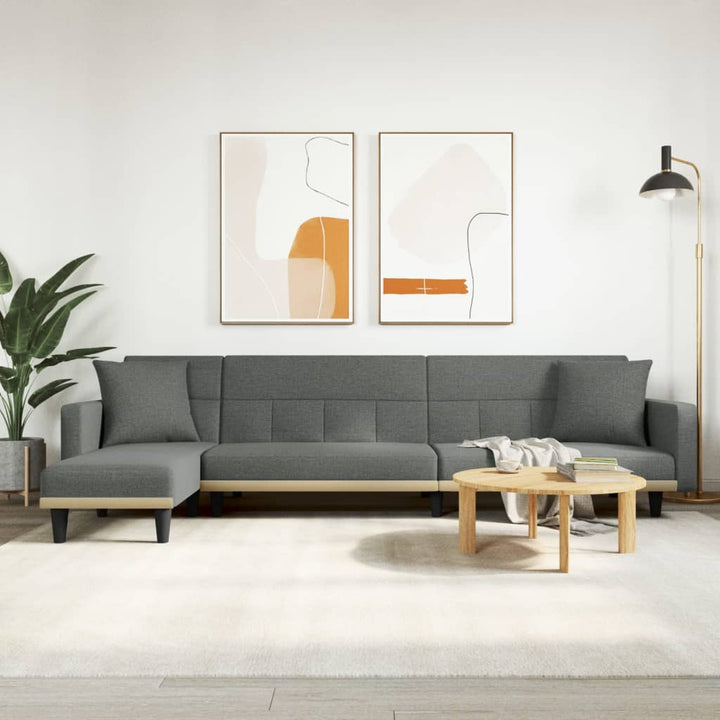 Schlafsofa In L-Form 275X140X70 Cm Stoff