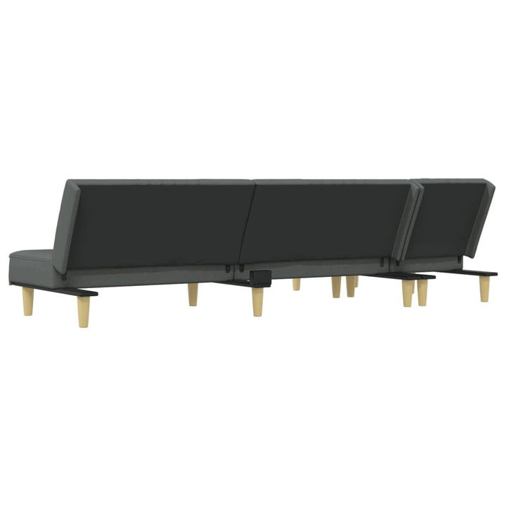 Schlafsofa In L-Form 255X140X70 Cm Stoff