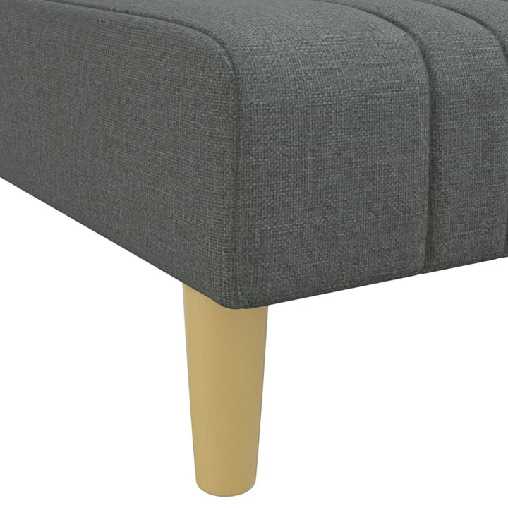 Schlafsofa In L-Form 255X140X70 Cm Stoff