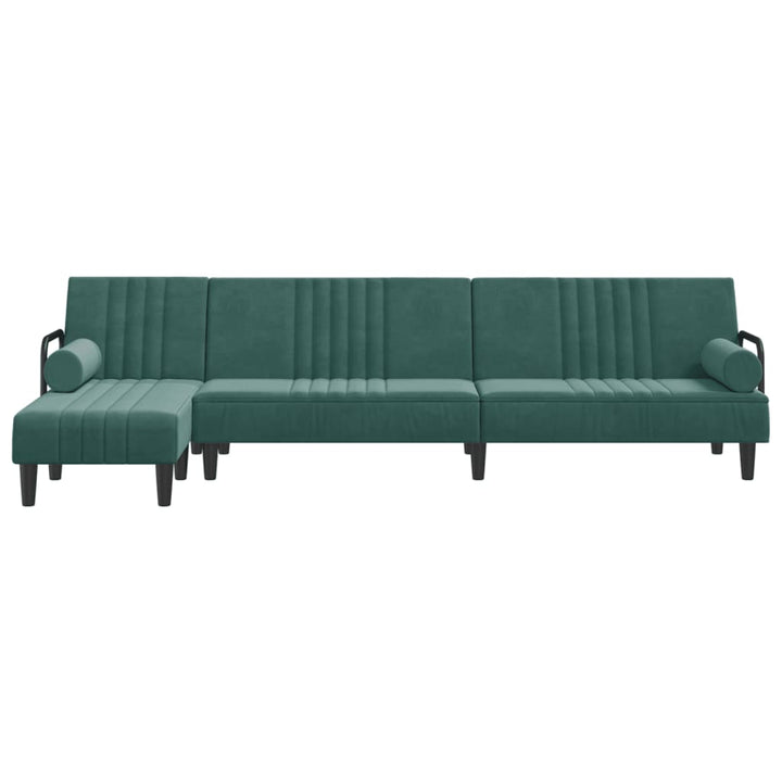 Schlafsofa In L-Form 260X140X70 Cm Samt