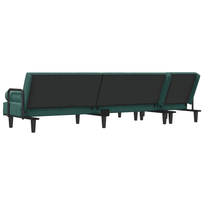 Schlafsofa In L-Form 260X140X70 Cm Samt