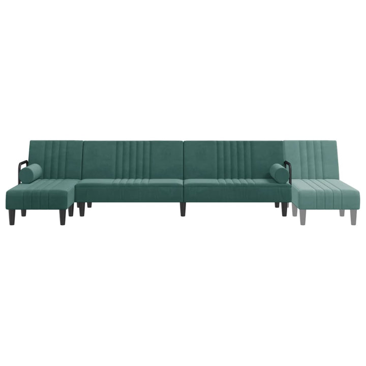 Schlafsofa In L-Form 260X140X70 Cm Samt