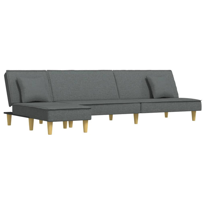 Schlafsofa In L-Form 255X140X70 Cm Stoff