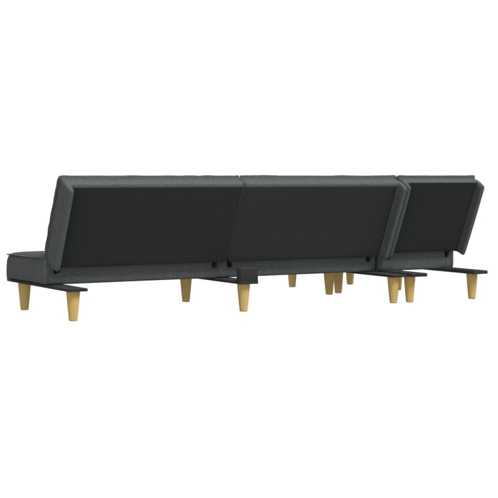 Schlafsofa In L-Form 255X140X70 Cm Stoff