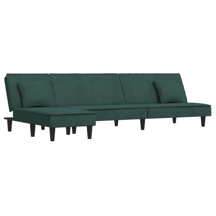 Schlafsofa In L-Form 255X140X70 Cm Samt