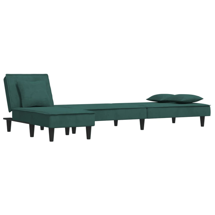 Schlafsofa In L-Form 255X140X70 Cm Samt