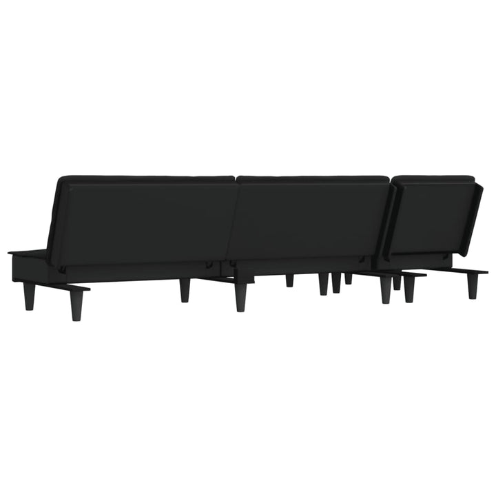 Schlafsofa In L-Form 255X140X70 Cm Stoff