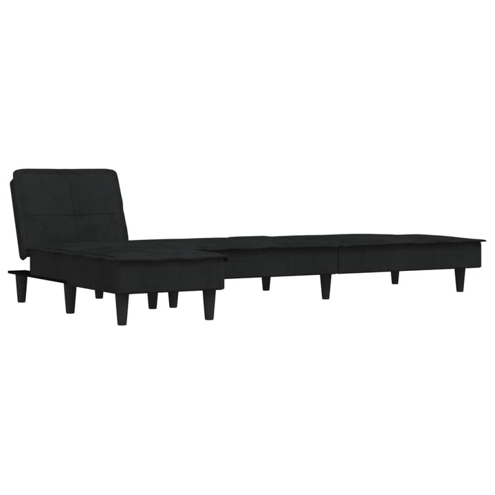 Schlafsofa In L-Form 255X140X70 Cm Samt