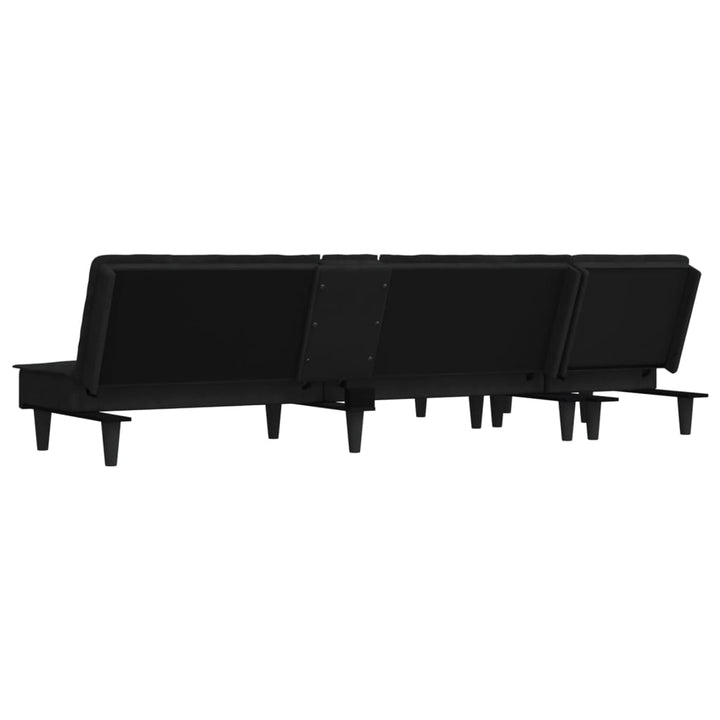 Schlafsofa In L-Form 255X140X70 Cm Samt