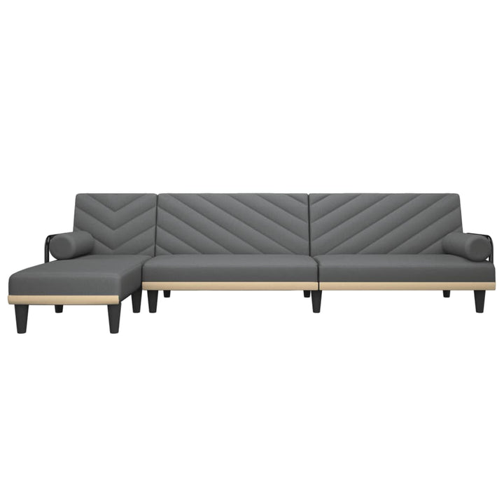 Schlafsofa In L-Form 260X140X70 Cm Stoff