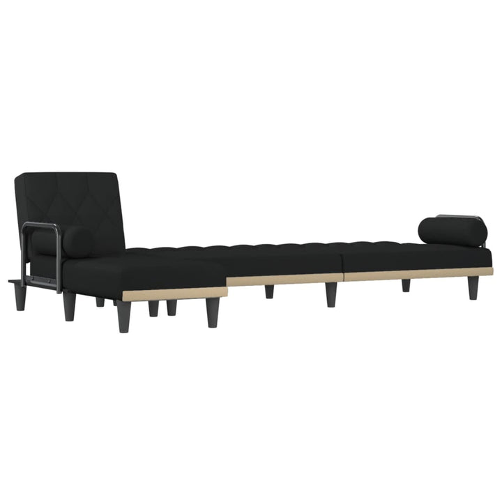 Schlafsofa In L-Form 260X140X70 Cm Stoff