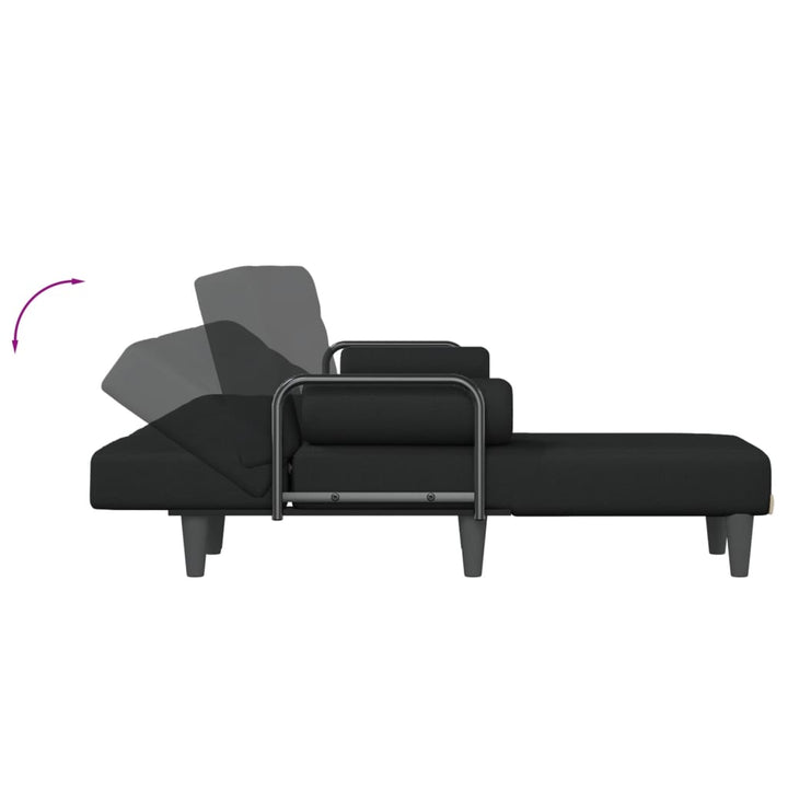 Schlafsofa In L-Form 260X140X70 Cm Stoff