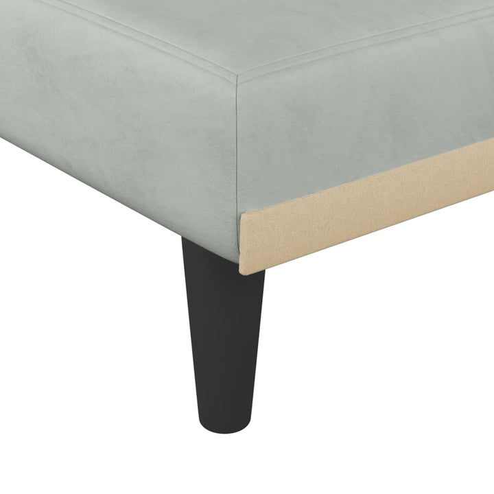 Schlafsofa In L-Form 271X140X70 Cm Samt