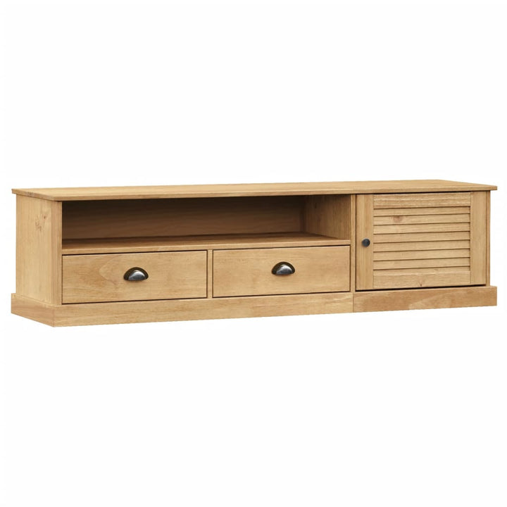 Tv-Schrank Vigo 156X40X40 Cm Massivholz Kiefer