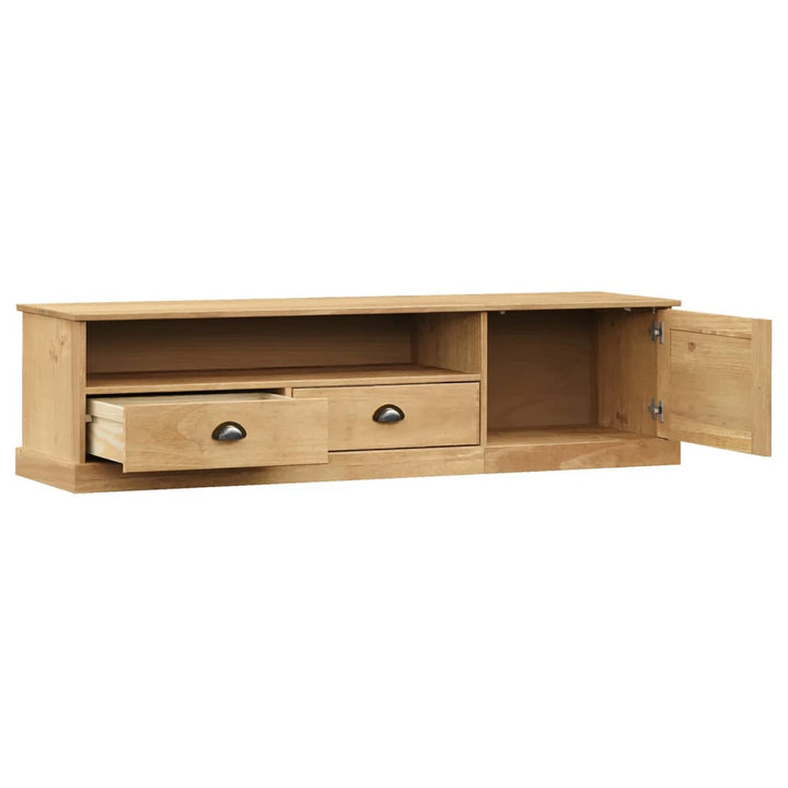 Tv-Schrank Vigo 156X40X40 Cm Massivholz Kiefer