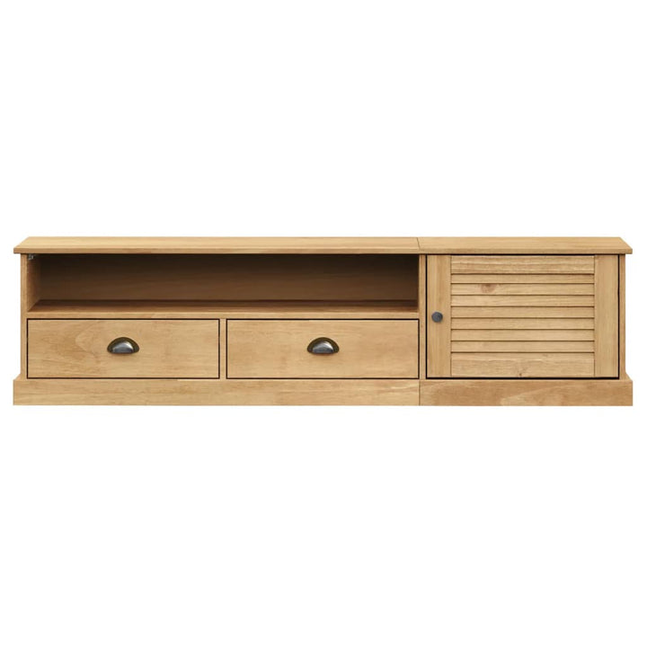 Tv-Schrank Vigo 156X40X40 Cm Massivholz Kiefer