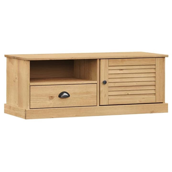 Tv-Schrank Vigo 106X40X40 Cm Massivholz Kiefer