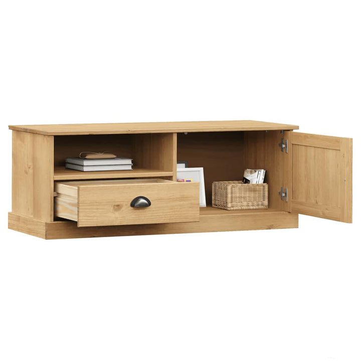 Tv-Schrank Vigo 106X40X40 Cm Massivholz Kiefer