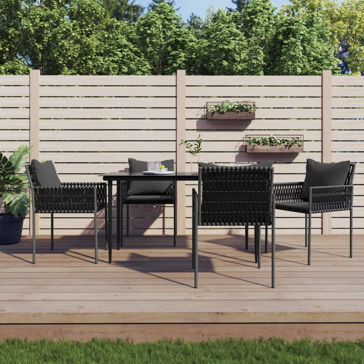 Gartenstühle Mit Kissen 2 Stk. 54X61X83 Cm Poly Rattan