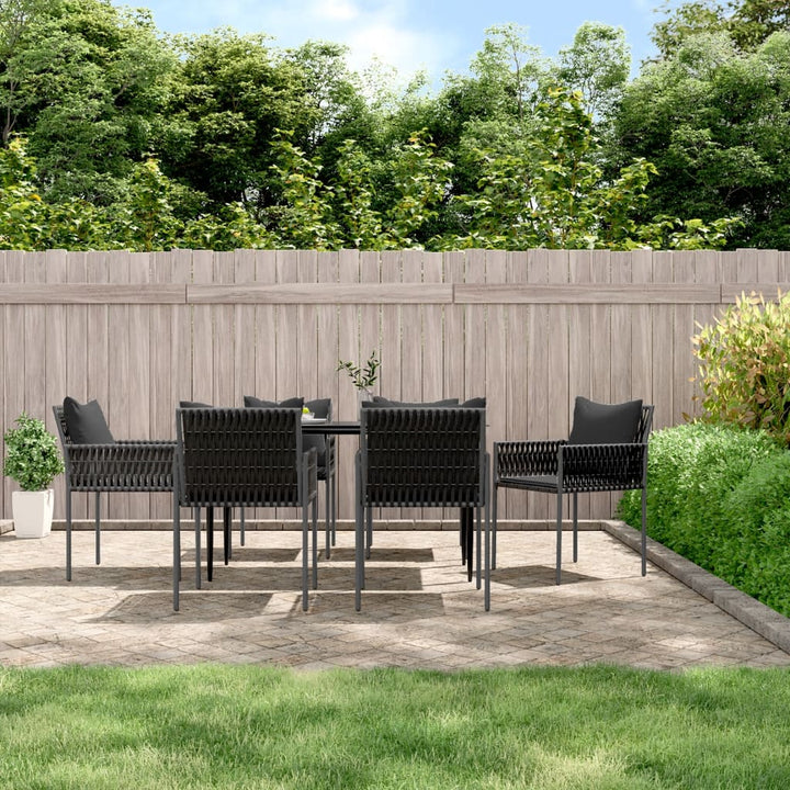 Gartenstühle Mit Kissen 2 Stk. 54X61X83 Cm Poly Rattan