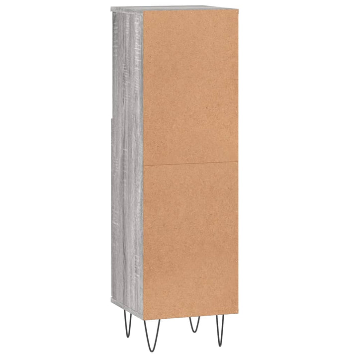 Badschrank 30X30X100 Cm Holzwerkstoff