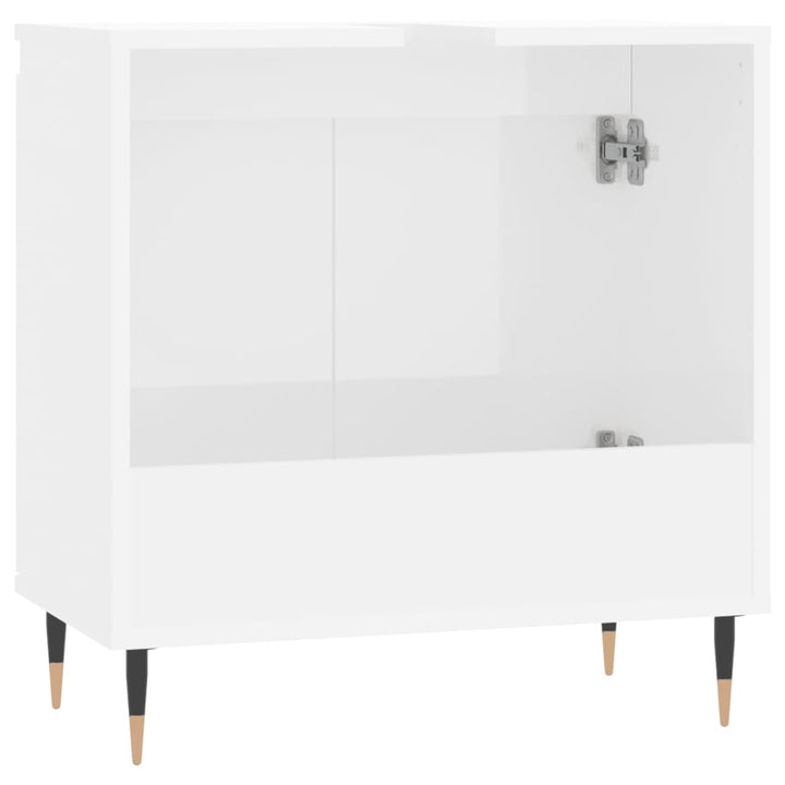 Badschrank 58X33X60 Cm Holzwerkstoff