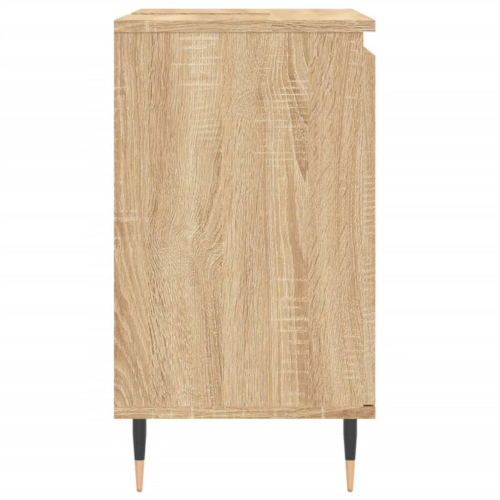 Badschrank Sonoma-Eiche 58X33X60 Cm Holzwerkstoff