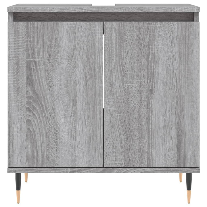 Badschrank 58X33X60 Cm Holzwerkstoff